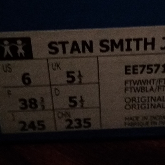 Stan Smith Script BNIB, Size US7.5 unisex - Picture 8 of 12